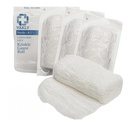 Vakly Sterile Krinkle Kerlix Type Gáza Bandage Rolls [5 Pack] Vysoce Absorbent Fluff 100% Cotton Bandages Roll 4.5 "x4.1yds 6-Ply - Individuálně zabalené Mesh Gauzes + lékařské pásky - Balení květen Vary