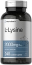 Horbäach L-Lysinum Supplement 2000mg PHARMAN 124; 240 Caplet PHARMAN 124; Volná forma L-Lysin Hydrochloride PHARMAL 124; Vegetarian, Non- GMO, Gluten Free