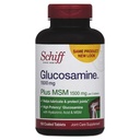 Schiff Glucosamine 1500mg Plus MSM 1500mg a kyselina hyaluronová, 150 tablet - společný dodatek
