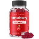 NutraChamps Tart Cherry Gummies - 3000mg Tart Cherry Extract s celerovým semenem - Doplněk pro čištění kyseliny močové - Antioxidant, Joint Comfort, Flexibility, Imunitní zdraví, Spánek - 60 Vegan Gummies