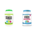 Orgain Organic Plant Based Protein Powder Bundle - neslazené, Vanilla Bean, a Superfoods (2 produkty)
