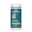 UpNourish Probiotics - 200 miliard CFU pro muže a ženy, 15 Klinicky studované proužky, Prebiotika & Enzymy - 60 Veganské kapsle