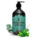 Striking Viking Beard Wash (17 oz) S přírodní Pepermint & Eucalyptus Scent - Paraben & Sulfate- Free Deep Cleansing Shampoo For Beard Care