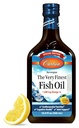 Carlson - Nejjemnější rybí olej, Speciální vydání, 1600 mg Omega-3s, Tekutý dodatek, Norský rybí olej, Wild- Caught, Udržitelně sourced Liquid, Lemon, 500 ml (16.9 Fl Oz)