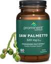 Prominent Nutrition Saw Palmetto Dodatek, Zdravá podpora prostaty Saw Palmetto pro muže, Dodatek pro močové zdraví, 160 mg, 30 denní zásobování