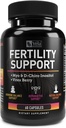 Vela Fertility Supplement Supplementary 124; + Myo & D-Chiro Inositol + Vitex Berry PHARMAD 124; Reprodukční podpora, Hormonal & Ovaria Support Complex PHARMAL 124; 60 Kapsle 124; třetí strana testována, Non- GMO