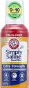 Jednoduše Saline Adult Nasal Mist, Alergie & Sinus Relief, Extra síla, 4.6 Fl Oz, Multi Color