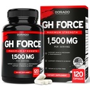 HGH doplňky pro muže a ženy (120 Počet) 1500mg Podpora růst svalů a zdravé úrovně lidského růstového hormonu - Podporovat zdravé svaly a zotavení pro muže Post Workout Dodatek - USA Made