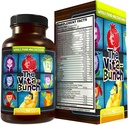 All Food Multivitamin Ovoce & Super Green All- in- one Vitamin Complex, 90 Vegan Kapsle - Denní Vitamin pro ženy a muže - Železo, Zinek, B12, Vitamin A, D3 a více