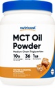 Nutricost Premium MCT Oil Powder (1 LB) (slaný karmel) - Nejlepší pro Keto, Ketosis a Ketogenní diety - Non- GMO a gluten zdarma, střední řetězec Triglycerid