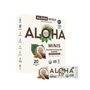 ALOHA Organic Plant Based Protein Bar MINIS 124; kokosové čokoládové mandle 124; 20 Počet, 24g Bary 124; Vegan, Nízký cukr, gluten zdarma, Paleo, Low Carb, Non- GMO, Stevia Free, Soy Free, No Sugar Alkohols