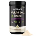 Naturade Weight Loss Shake Meal Replacement, 18 Servings - 25g Plant- based Protein, CLA, Fiber & 18 Vitamíny a minerály konstruované pro luskoviny a zvýšení denní výživy - Vanilla Creme