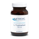 Metabolická údržba L- tryptofan - 500mg Amino Acid in the 'Free Form' for Superior Absorption + Vitamin B6 - Mood + Appetite Supplement, Vegan + No Filler (60 Kapsle)