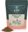LILY of the VALLEY Triphala Powder - Mix Amla, Haritaki & Bibhitaki - Sourced from India - Herbal Adaptogen Superfood - Vegan & Gluten- Free - Baleno v Resealable Pouch (4oz, 113g)