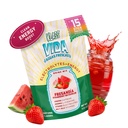 Hydratace + Energy Electrolyte Drink Mix - Jahodový meloun Agua Fresca Flavor 124; Sugar- Free Powder with Caffeine, L- Theanine, Coconut Water & Minerals 124; 15 Single- Serve Stick Packs