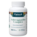 Vzor Wellness Ashwagandha Complex pro muže a ženy - KSM-66 & Black Pepper Extract - All Body & Heart Health - Podporuje Stress & Mood - Non- GMO - 60 Vegan Kapsle