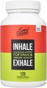 LIVELY VITAMIN CO. Vdechový výdech - Pomáhá uklidnit alergie - Itchy Watery Eyes - Alergie Symptom Relief - Nasal Congestion - Clear Dýchání - Alergická reakce - Kašel - Chvění - 120 Kapsle