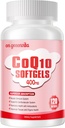 CoQ10-400mg- -Softgels s PQQ, BioPerine & Omega-3, Coenzym Q10 (Ubiquinon) Dodatek pro high- Absorpce, Powerful- Antioxidant, Podpora srdce & Energy- Production, 120 Služeb