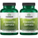 Swanson Boswellia Serrata - celý Herb & Standardizovaný extrakt 120 Caps (2 balení)