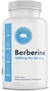 Berberine dodatek 1200mg - 60 Vegan Kapsle - Gluten Free, Non- GMO, mléčné výrobky zdarma - 30 denní dodávky