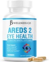 JB Wellness AREDS 2 Oční vitamín a minerální doplněk, Obsahuje Lutein, Vitamin C, Zeaxanthin, Zinek a vitamín vylepšení Vision dodatek - 60 Počet