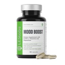 LES Labs Mood Boost - Stress Relief, Mood Support, Deep Relaxation & Better Sleep - 5-HTP, Ashwagandha, Rhoddiola Rosea, Magnesium, L-Theanine & GABA - Non- GMO doplněk - 60 Kapsle