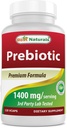 Nejlepší Naturals Prebiotics Fiber XOS (Xylo Oligosaccharide) 1400mg Podání 120 Veg Kapsle