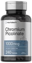 Horbaach Chromium Picolinate 1000mcg CLAS124; 240 tablet CLAS124; Vegetarian Formule CLAS124; Non- GMO, gluten zdarma dodatek