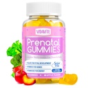 Sugar Free Prenatal Gummies - 30 + Živiny (Cholin, Folát, Železo, Vitamin) pro podporu plodu a neuronu, kosti, energie a imunita - USA- Made Vegan Prenatal Vitamíny pro ženy (60 Žvejky)
