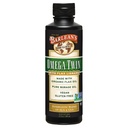 Barlean 's Omega Twin Liquid Flaxseed Oil and Pure Brutage Oil Supplement with Lignans, 6,010mg ALA and 465mg GLA Omega Fatty Acids from Organic Flax Seed and Cold Pressed Brutage Seeds, 12 oz