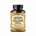 HERBALICOUS Multi kolagen Peptidy Kapsle - Non- GMO & gluten Free Type I, II, III, V, X Hydrolyzované kolagen doplňky s vitaminem C - Podporuje zdravé vlasy, kůže, nehty, & spony - 120 Kapsle