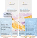 HealthyNest 2. trimester Prenatal Vitamin 124; Podpora vývoje fetálního mozku s methylfolátem, Cholin, DHA, Železo, Inositol 124; 31. den Dodávka