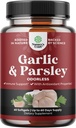 Koncentrované Odorless česnekové ponožky - Parsley Extract & Aged česnekové doplňky - Parsley Softgels for Gut Support - 60 Ct