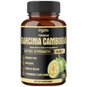 Premium Garcinia Cambogia Kapsle se Zeleným čajem, Arjuna, Česnek, Kurkuma, Black Pepper - Body Health & Imunitní Supplement - 1 balení 150 Caps pro 5 měsíců