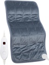 Vážená topná deska, 17 "x 33" XXXL Extra- Large Electric Heat Pad for Back Pain Relief w / 6 Heat Settings 2H Auto Shut- Off, w / 4.9lbs BPA-Free Beads for Cramps Neck Ramender Arms Machine Wassable