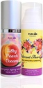 Menopauza Vyvažování Bundle: Silky Peach Estriol Cream & Vibrant Třetí Progesteron Cream pro ženy. Bioidentický estrogen & Progesteron pro návaly horka, vaginální suchost, problémy se spánkem a mozeček
