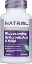 Natrol Glucosamine, kyselina hyaluronová a MSM, 90 Kapsle