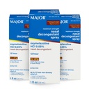 MAJOR Maximální síla Nasal Decongestant Spray, Oxymetazolin HCl 0,05% čerpadlo Mist, Non- Drowsy Nasal Spray, až 12- hodinová úleva od Nasal Congestion, nachlazení, a alergie 1 Fl. Oz. (3-Pack)