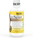 Vital Earth Minerály Cal- Mag Liquid - doplněk hořčíku vápníku s vitamínem D3, K2, Boron, a Fulvic kyselina pro rychlejší absorpci, 32 Oz + 1 Oz Cup