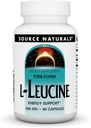 Zdroj Naturals L- Leucine A zdarma formulář esenciální aminokyseliny dodatek pro podporu energie - 60 Kapsle