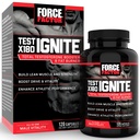 Force faktor test X180 Ignite Total Testosteron Booster pro muže s Fenugreek Seed a zelený čaj Extract stavět svalové, zvýšení energie, a zlepšit výkon, 120 Počet