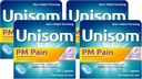 Unisom PM Pain Nighttime Sleep- aid + Pain Reliever, Acetaminofen & Difenhydramine HCI, 30 kaplet, 50 mg (balení po 4)