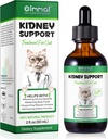 ALIVO Podpora jater pro kočky, játra a ledviny Podpora koček s přírodním Bylinný extrakt pomáhá Balance Kočky Játra & Ledviny Zdraví, Přírodní Pet Bylinný dodatek pro kočky - 60 ml
