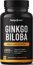 Natgrew Ginkgo Biloba 120mg - Extra síla Ginkgo Biloba Extract Kapsle - 120 Počet