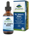 Čisté horské botaniky St Johns Wort tinktura - Kosher Liquid St John 's Wort Alcohol- Free Extract 500mg Vegan Dodatek