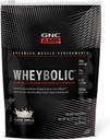 GNC AMP Wheybolic Klinicky proteinový prášek, 40 g syrovátkového proteinu, BCAA, Leucin, Zvyšuje svalovou sílu, budování svalů, třetí strana testována, gluten zdarma, Classic Vanilla, 10 Služeb