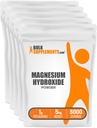 BulkSupplements.com Hydroxid hořečnatý Prášek - Hydroxid hořečnatý Dodatek - Potravinářský stupeň & gluten zdarma, 1g na servírování, 1kg (2,2 kg) (balení po 5)