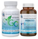 GC ® GoutCare a Friendly Fighters ® Probiotic: Balíček na čištění kyseliny močové s mikrokapsulovanými probiotiky