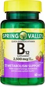 jogi vitamín B12 Quick- Rozpusťte tablety Dietní dodatek, 2,500 Mcg, třešňový flavor, 1 tableta za den 60 Počet
