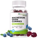 ZA 'ZA K ORGANICS Gummie oxidu hořečnatého, oxid hořečnatý 500 mg s Ashwagandha & vitamin B12 pro spánek, nerv, svalovina, kosti a srdce, hořčík Žvýkací doplněk pro dospělé děti, Vegan, 60